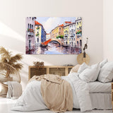 Paul Sinus Wandbild 120x80cm Italien Venedig Gondel Brücke Abstrakt Kunstvoll
