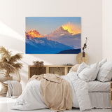 Paul Sinus Wandbild 120x80cm Himalaya Gebirge Schneegipfel Berge Natur Blau