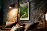 Paul Sinus Kunstdruck 40x60cm Mu Cang Chai Vietnam Reisterrassen Natur Landschaft Sonnenuntergang