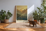 Paul Sinus Kunstdruck 40x60cm Dolomiten Italien Berge Abendlicht Natur Panorama Dolomites Italy