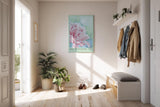 Paul Sinus Kunstdruck 40x60cm Whisper of Bloom – zarte Pfingstrose im Morgentau
