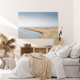 Paul Sinus Wandbild 120x80cm Dollart Bucht Holland Meer See Horizont Kunstvoll