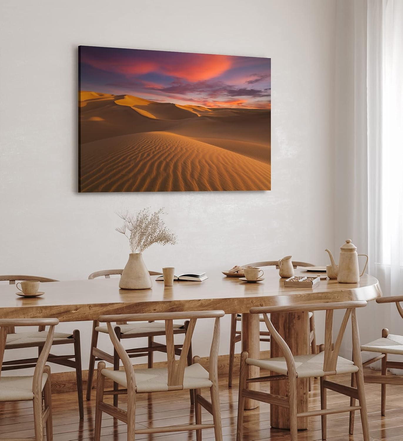 Paul Sinus Wandbild 120x80cm Wüstenlandschaft Wüste Sanddünen Sand Sahara