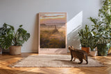 Paul Sinus Kunstdruck 40x60cm Mrauk U Myanmar Tempel Nebel Asien Sonnenaufgang Landschaft
