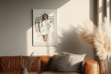 Paul Sinus Wandbild in 40x60cm Berlin Modefotografie vor Brandenburger Tor moderner Chic in urbaner Kunst auf Leinwand