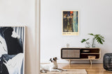Paul Sinus Leinwandbild 60x90cm Leinwandbild New York City Nachtleben urbane Eleganz moderne Kunst geheimnisvolle Atmosphäre Lichter der Stadt