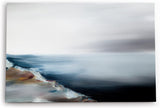 Paul Sinus Wandbild 120x80cm Strand Meer Abstrakt Horizont Kunstvoll Wellen