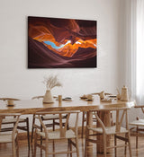 Paul Sinus Wandbild 120x80cm Höhle Grotte Antelope Canyon Schlucht Kunstvoll