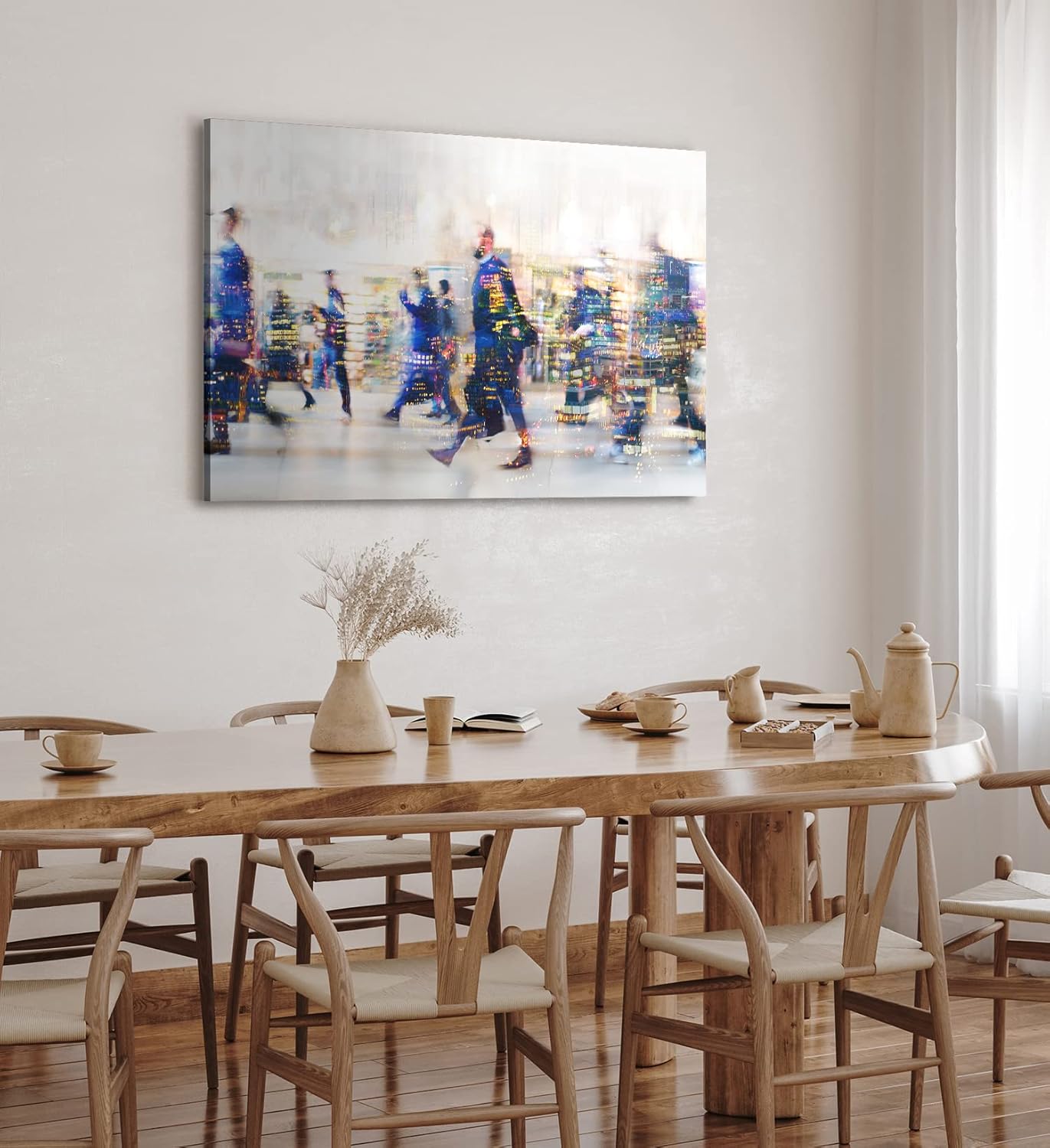 Paul Sinus Wandbild 120x80cm Wallstreet Business Börse Büro Finanzen Skyline