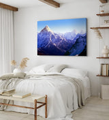 Paul Sinus Wandbild 120x80cm Himalaya Gebirge Schneegipfel Berge Natur Blau