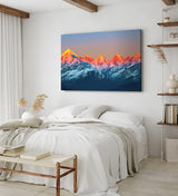 Wandbild 120x80cm Panchchuli Gebirgsmassiv Himalaya Berge Schneegipfel