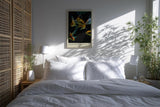 Paul Sinus Kunstdruck 40x60cm Goldfish in Motion – Elegante Goldfische in lebendiger Bewegung auf schwarzem Grund