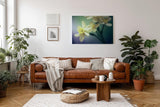 Sinus Art Wandbild 120x80cm Elegante Darstellung von Narzissen – Symbol für Neubeginn und Leichtigkeit
