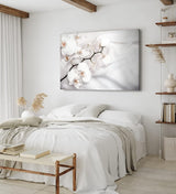 Paul Sinus Wandbild 120x80cm Weiß Orchidee Blumen Blüten Hell Fotokunst