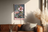 Paul Sinus Wandbild in 40x60cm Painted Flowers – kunstvolle Blütendarstellung in pastellfarbenem Relief-Stil