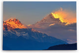 Paul Sinus Wandbild 120x80cm Himalaya Gebirge Schneegipfel Berge Natur Blau