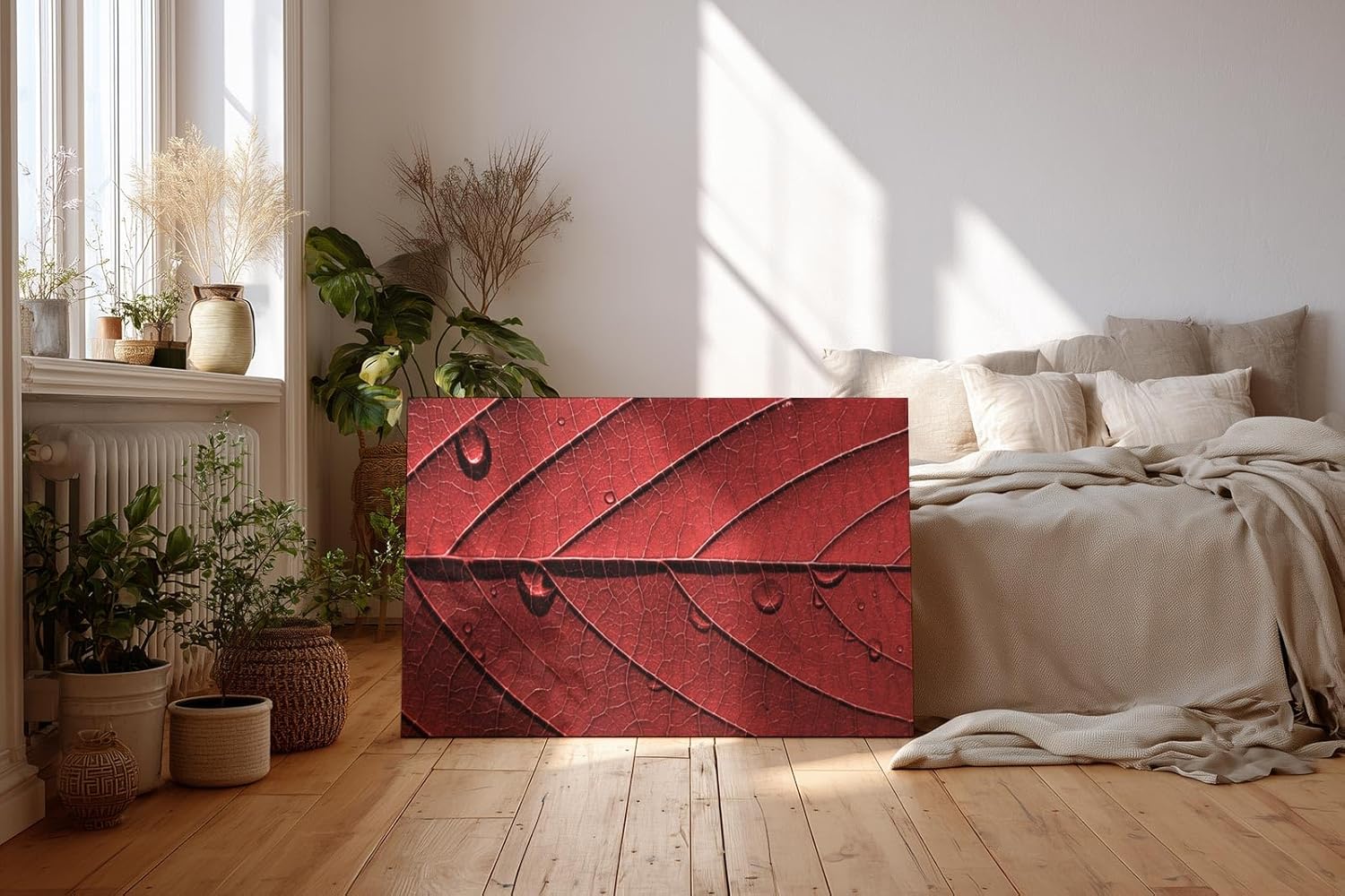 Sinus Art Wandbild 120x80cm Perfektes Motiv für alle, die grafische Naturästhetik mit Eleganz verbinden
