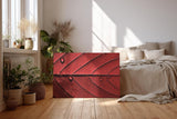 Sinus Art Wandbild 120x80cm Perfektes Motiv für alle, die grafische Naturästhetik mit Eleganz verbinden