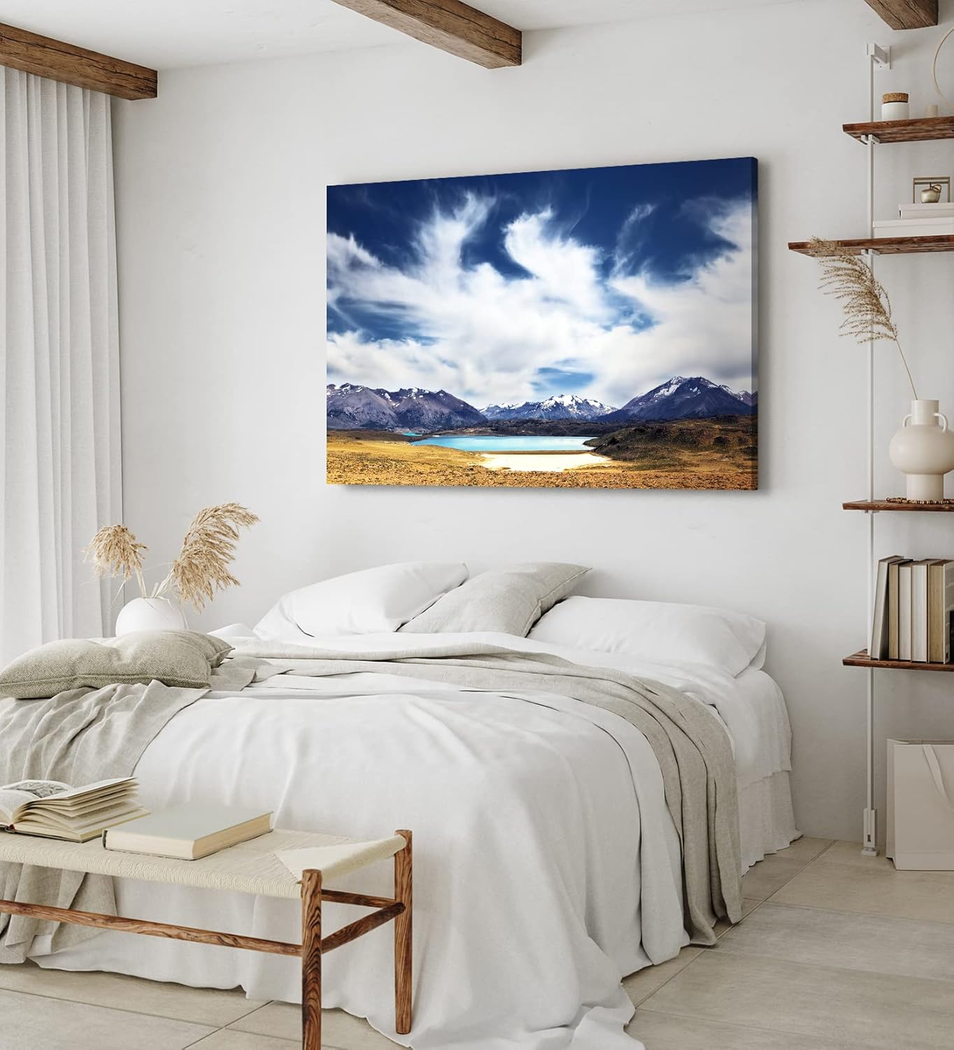 Paul Sinus Wandbild 120x80cm Nationalpark Perito Moreno Berge Himmel Natur See