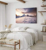 Paul Sinus Wandbild 120x80cm Berggipfel Schneegipfel Schnee Berge Gebirge