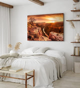 Paul Sinus Wandbild 120x80cm Grand Canyon USA Sonnenuntergang Fluss Baum