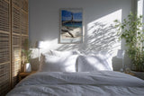 Paul Sinus Kunstdruck 40x60cm Driftwood Coast Strand Meer Treibholz Natur Türkis Fotografie