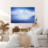 Paul Sinus Wandbild 120x80cm Himalaya Gebirge Schneegipfel Berge Natur Blau
