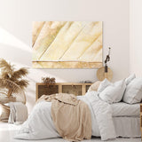 Paul Sinus Wandbild 120x80cm Herbstblatt Nahaufnahme Makrofotografie Herbst Blattadern