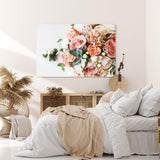 Paul Sinus Wandbild 120x80cm Blumenstrauß Blumen Bouquet Blüten Rosen Rosenstrauß