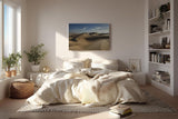 Sinus Art Wandbild 120x80cm Geschwungene Dünen mit feinem Schattenverlauf – minimalistische Naturkraft pur