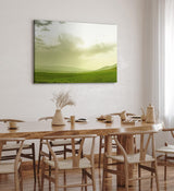 Paul Sinus Wandbild 120x80cm Landschaft Natur Berge Hügel Grün Himmel