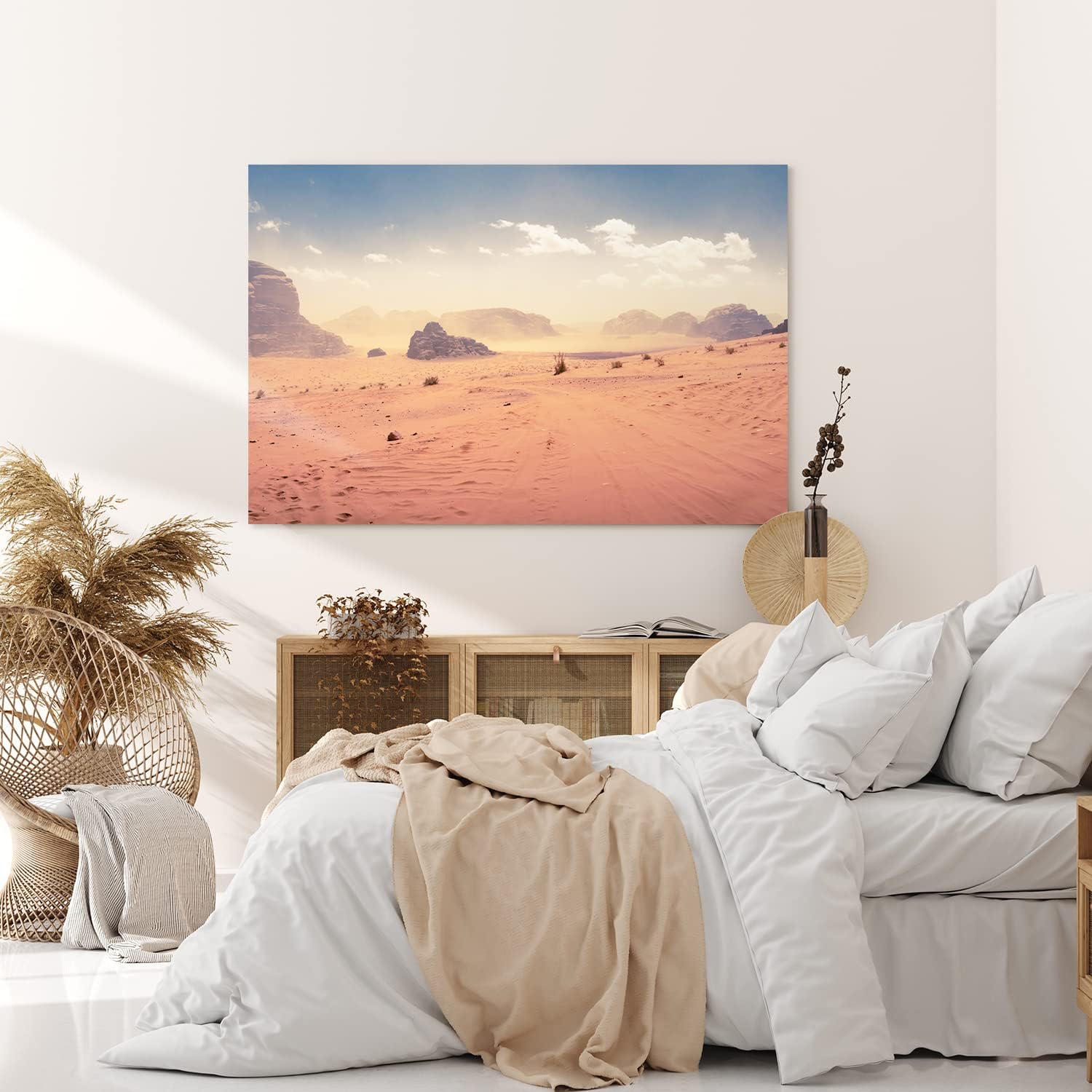 Paul Sinus Wandbild 120x80cm Wüstenlandschaft Wüste Sanddünen Sand Berge