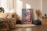 Paul Sinus Wandbild in 40x60cm Sakura Moment – zarte Kirschblüten im warmen Licht vor sanftem Himmel