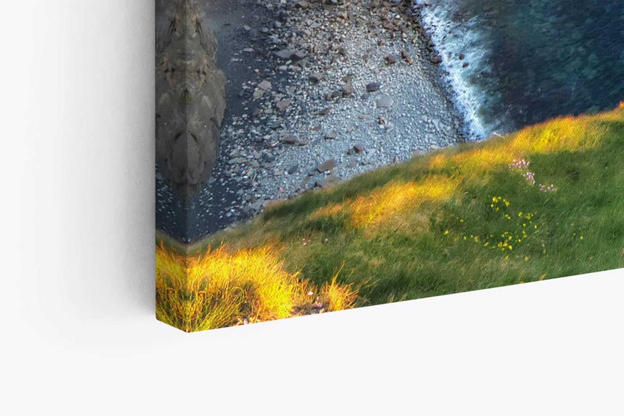 Paul Sinus Wandbild 120x80cm Cliffs of Moher Irland Klippen Meer Küste Sonnenuntergang