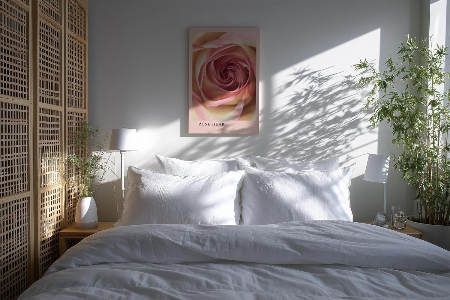 Paul Sinus Kunstdruck 40x60cm Rose Heart – Die Poesie der Rose in zartem Zentrum
