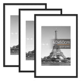 upsimples 3 Pack Bilderrahmen A4 Holz, Picture Frame Holz für Fotos, Bilder, Poster