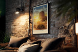 Paul Sinus Kunstdruck 40x60cm Monument Valley USA Sonnenuntergang über Wüstenlandschaft mit Felsenformation