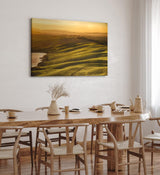 Paul Sinus Wandbild 120x80cm Landschaftsbild Toskana Italien Sonnenuntergang Natur