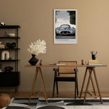 Paul Sinus Leinwandbild 40x60cm Silver Spirit Klassischer Supersportwagen Elegante Automobilkunst Zeitlose Ästhetik Edle Dynamik Hochwertige Wandkunst