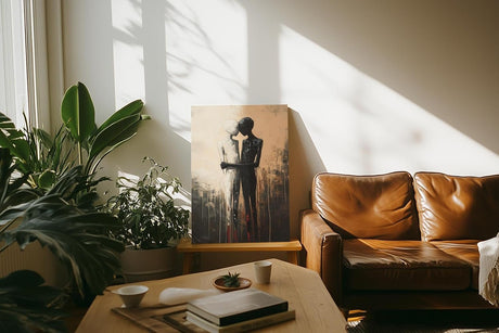 Paul Sinus 60x90cm Wandbild Pure Emotion – Ausdrucksvolle Umarmung als tiefgründiges Fokuskunstwerk auf Leinwand