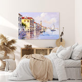 Paul Sinus Wandbild 120x80cm Italien Venedig Gondel Boote Abstrakt Kunstvoll