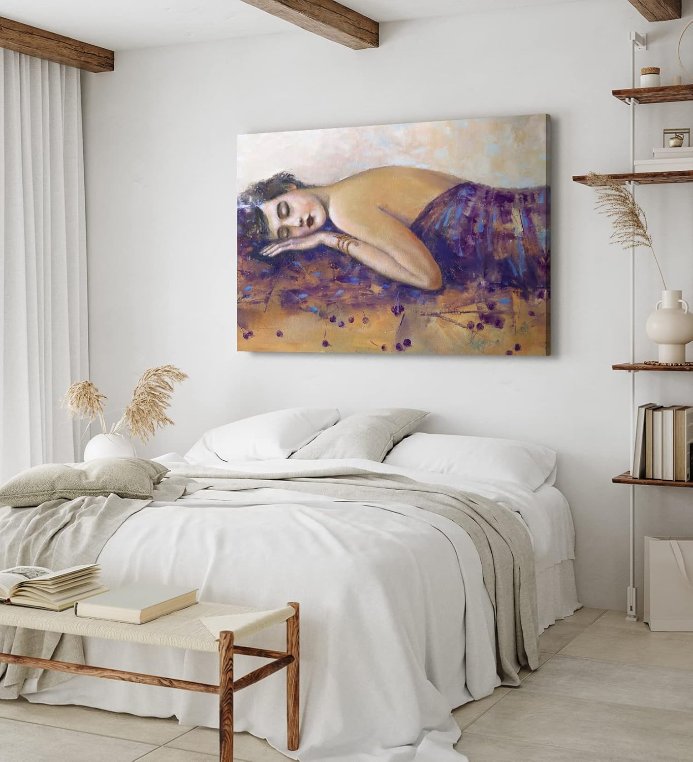 Paul Sinus Wandbild 120x80cm Schöne junge Frau Kunstvoll Liebe Lippen Kirschen