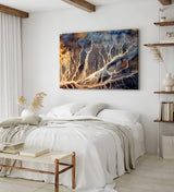 Paul Sinus Wandbild 120x80cm Fotografie der Wüsten Afrikas aus der Luft Abstrakt Kunstvoll