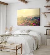 Paul Sinus Wandbild 120x80cm Wildblumen Blüten Blumen Blumenwiese Sonnenschein