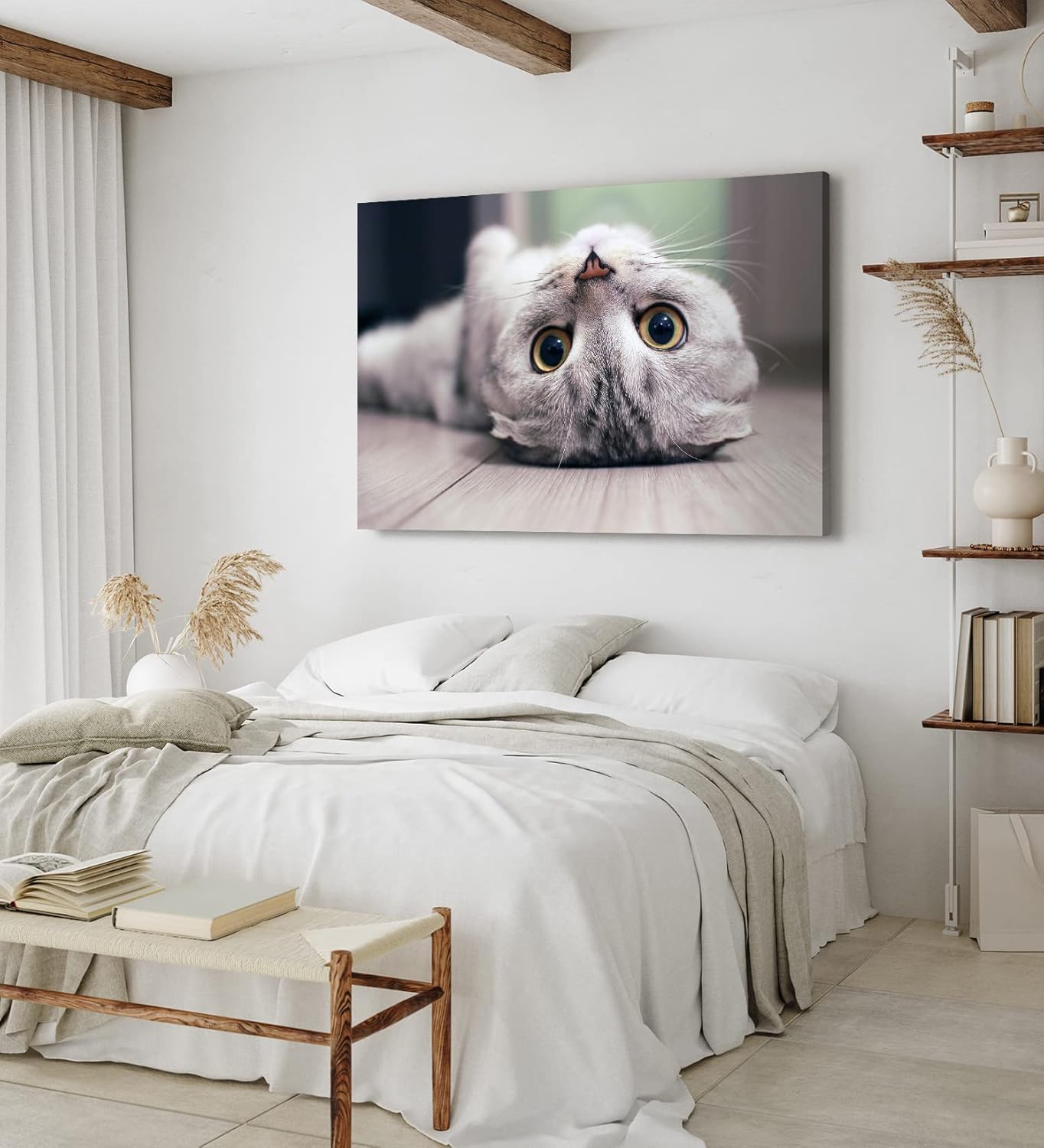 Paul Sinus Wandbild 120x80cm Katze Kätzchen Kater Katzenbaby Britisch Kurzhaar