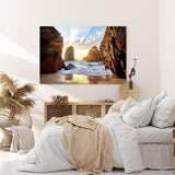 Paul Sinus Wandbild 120x80cm Cabo da Roca Portugal Atlantik Bucht Strand Felsen