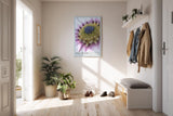 Paul Sinus Kunstdruck 40x60cm Inner Bloom – Blüte im Fokus mit kraftvoller Farbstruktur und Tiefe