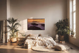 Sinus Art Wandbild 120x80cm Faszinierende Silhouette des Tafelbergs in goldener Abendstimmung