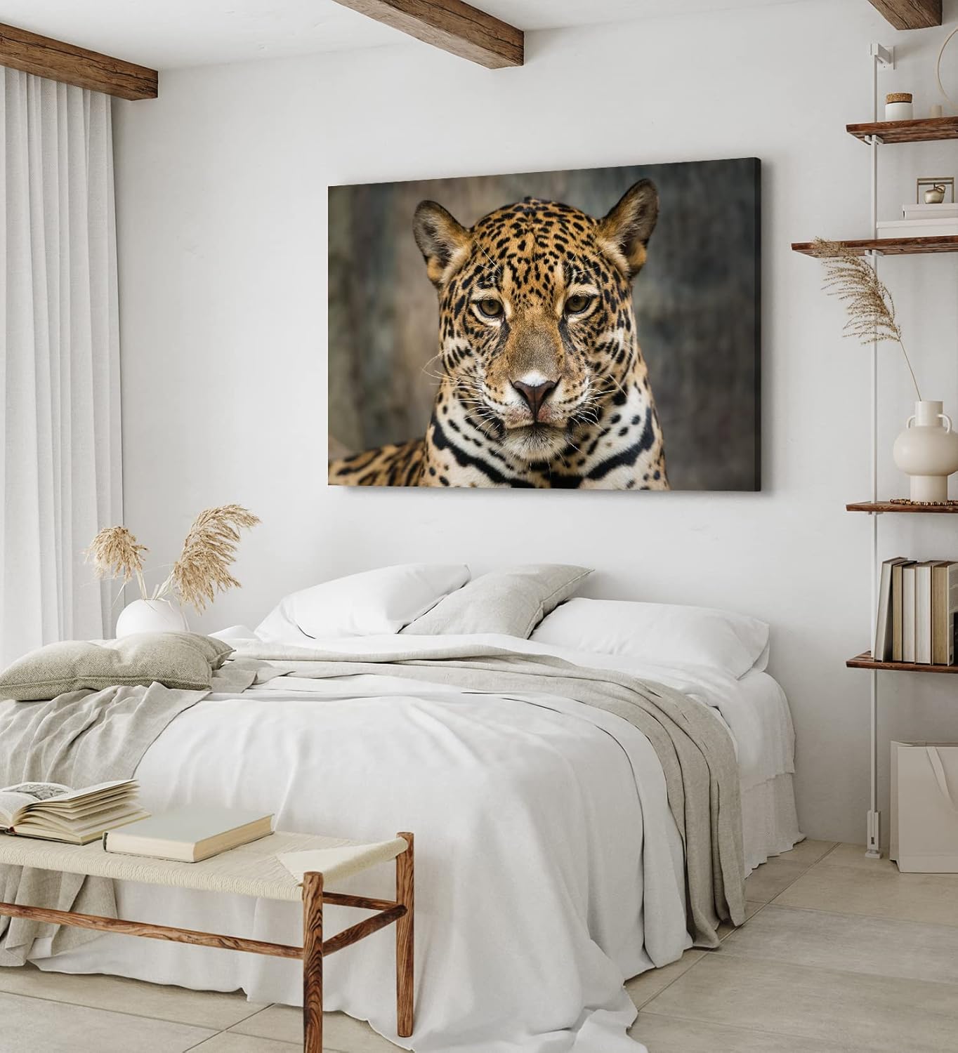 Paul Sinus Wandbild 120x80cm Jaguar Raubkatze Katze Tierfotografie Großkatze