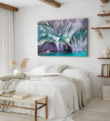 Paul Sinus Wandbild 120x80cm Catedral de Marmol Kalksteinküste Chile Grotte Steinformation